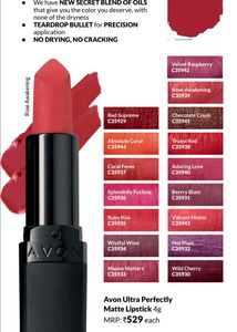 Avon Ultra Perfectly Matte Lipstick Combo