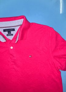Tommy Hilfiger Pink Polo T-Shirt