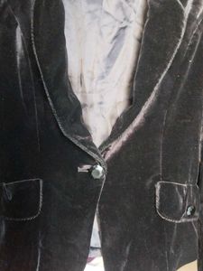 Black Velvet Imported Blazer