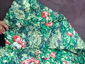 Floral Print Padded Jacket