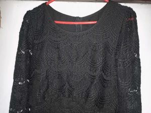 Elegant Black Lace Dress