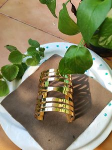 Gold Statement Cuff Bracelet