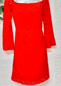 SizeM/L 🎁Buy 2 Get 1 Free 🎁Red Lace Mini Dress