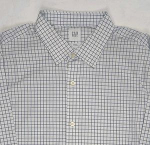 GAP White Check Shirt
