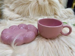 Pink Cloud Cup and Saucer Set