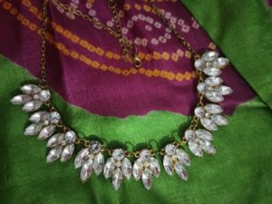 Golden Stone Necklace.