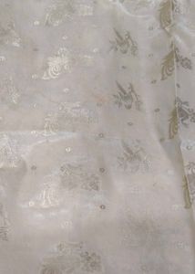 Off White And Orange Border Saree