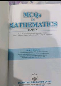 RD Sharma Class 10th