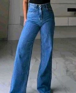 Zudio Wide Leg Denim Jeans(28")