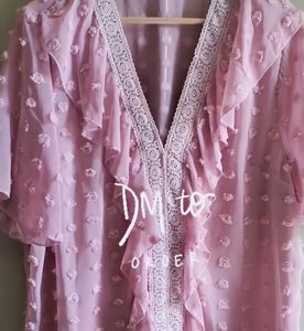 Sheer Light Pink Top