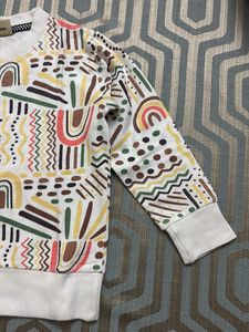 Fun Patterned Kids Sweatshirt