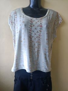 Velvet Floral Top