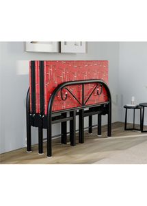 Portable Single Bed With Attached  Mattress