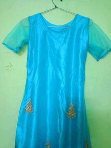 Net Cape Style Gown