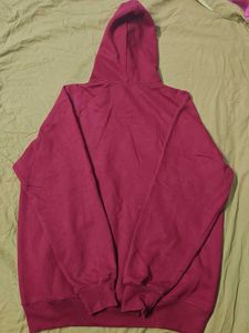 Maroon Graphic Print Hoodie