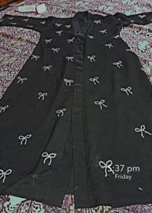 Bow Handwork Abaya