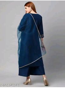 ✨Navy Blue Embroidered Kurta Set✨