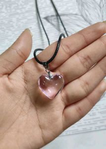 Baby Pink Transparent Pendant 🩷