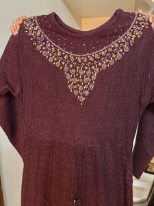 Elegant Maroon Dress