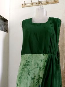 Saree Gown For Girls