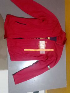 Red Casual Jacket