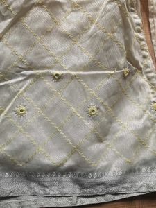 Pretty White Kurta Set