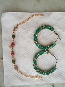 Set Of Earnings And Barcelate