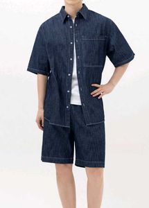 TOFFEE Summer Denim Half Shirt