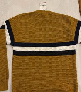 Brown Striped Sweater