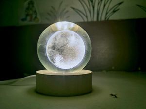Moon Crystal Ball Night Light