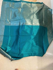 Elegant Teal Saree - cyan sarees new