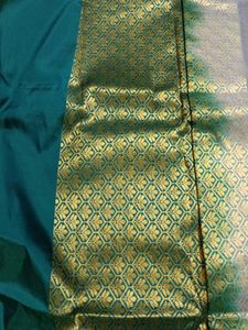 Elegant Grey &amp; Gold Saree