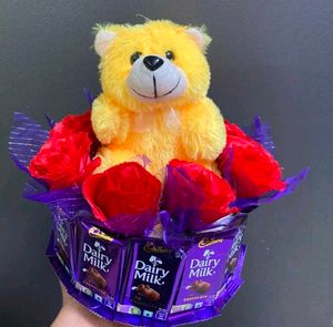 Teddy Bear Chocolate Bouquet