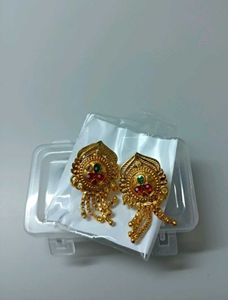 Gold Plated Jhumka Earrings