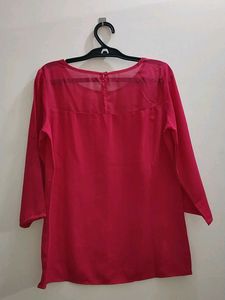 Women Dark Pink Top