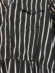 Striped Shirt Dress