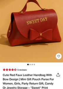 Pink &#39;Sweet Day&#39; Mini Top Handle Bag