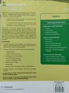 Cengage Mathematics 2e Algebra For JEE