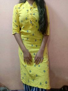 Bandhani Straight Kurti