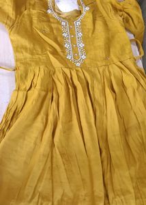 Elegant Mustard Kurta
