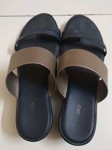 Studio Two-Tone Slide Sandals