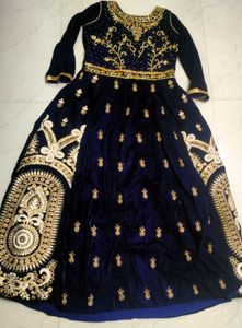 velvet gown
