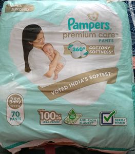 pampers premium care New Baby Pants - 70 Count