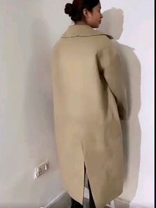 SYSTEM Trendy Overcoat Beige