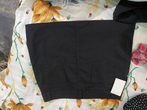 Black Denim Skirt