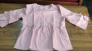 Cute Pink Top with Lace