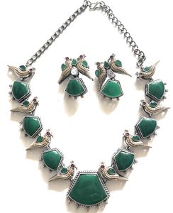 Monalisa Stone Necklace Pink And Green