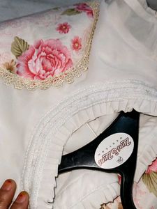 Beautiful Designer Gown No Zip Button Available
