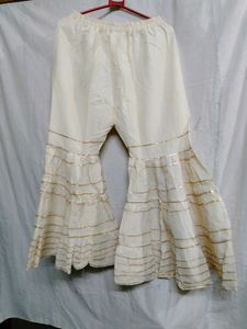 Off White Kurta With Garara