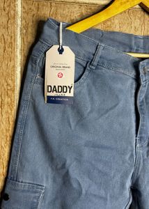 ( ⚡️PRICE DROP)💙💅Blue Cargo Jeans